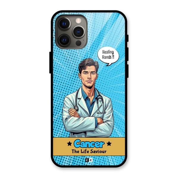 Saviour Cancer Glass Back Case for iPhone 12 Pro Max