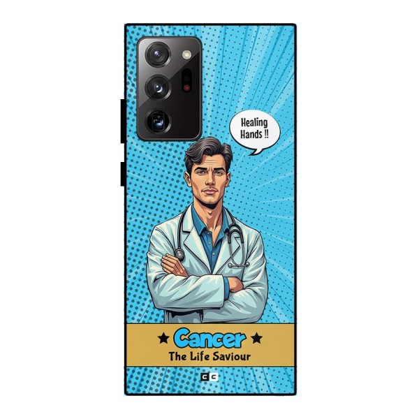 Saviour Cancer Metal Back Case for Galaxy Note 20 Ultra