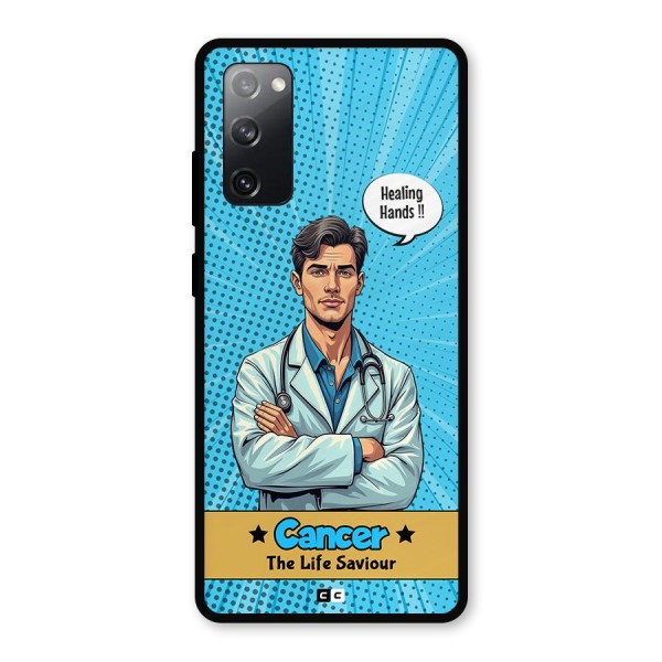 Saviour Cancer Metal Back Case for Galaxy S20 FE 5G