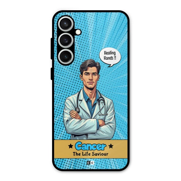 Saviour Cancer Metal Back Case for Galaxy S23 FE