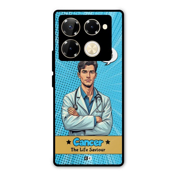 Saviour Cancer Metal Back Case for Infinix Note 40 Pro Plus