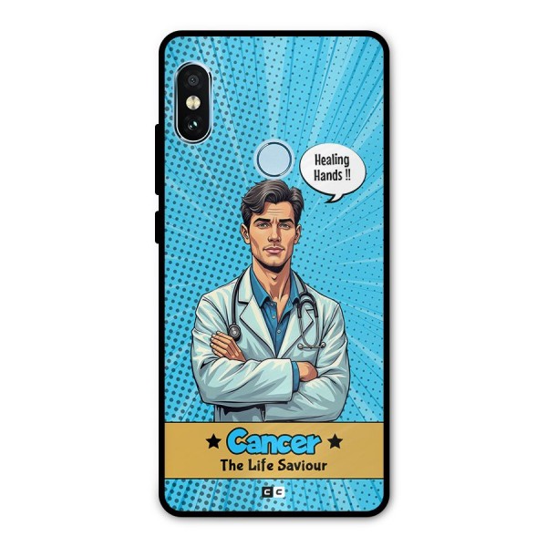 Saviour Cancer Metal Back Case for Redmi Note 5 Pro