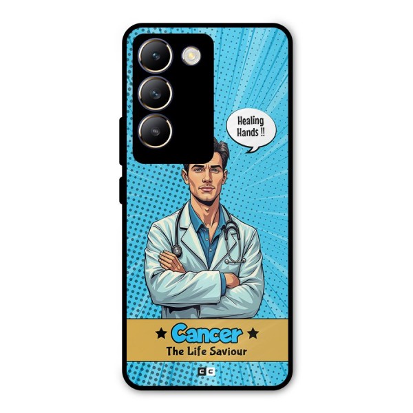 Saviour Cancer Metal Back Case for Vivo Y200e