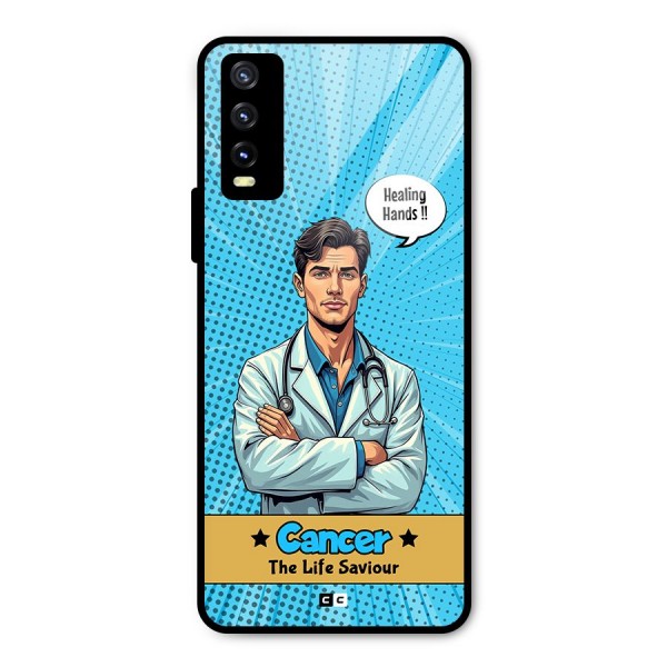 Saviour Cancer Metal Back Case for Vivo Y20i