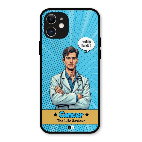 Saviour Cancer Metal Back Case for iPhone 12