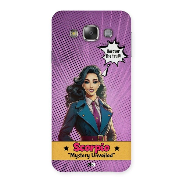 Scorpio Mystery Back Case for Galaxy E7