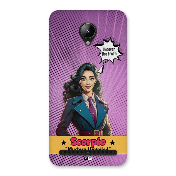 Scorpio Mystery Back Case for Lenovo C2