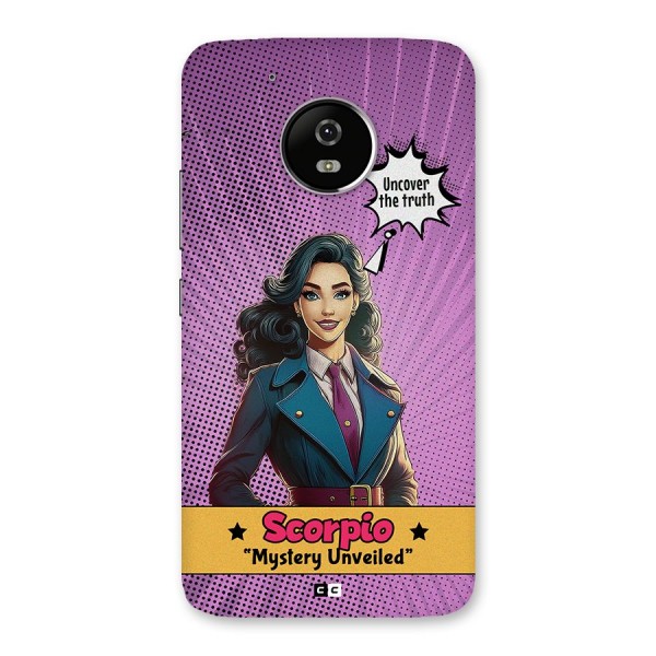 Scorpio Mystery Back Case for Moto G5