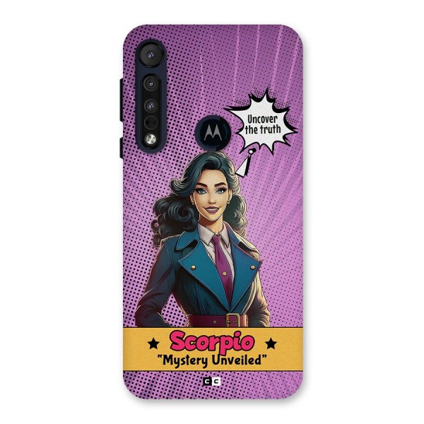 Scorpio Mystery Back Case for Motorola One Macro