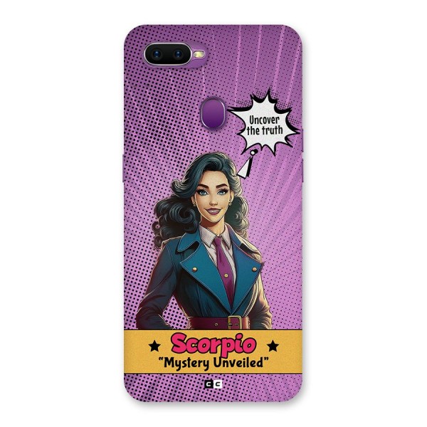 Scorpio Mystery Back Case for Oppo F9
