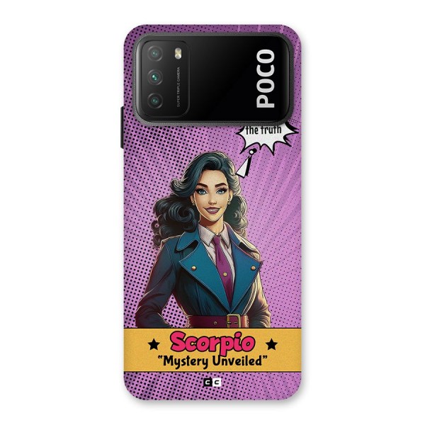 Scorpio Mystery Back Case for Poco M3