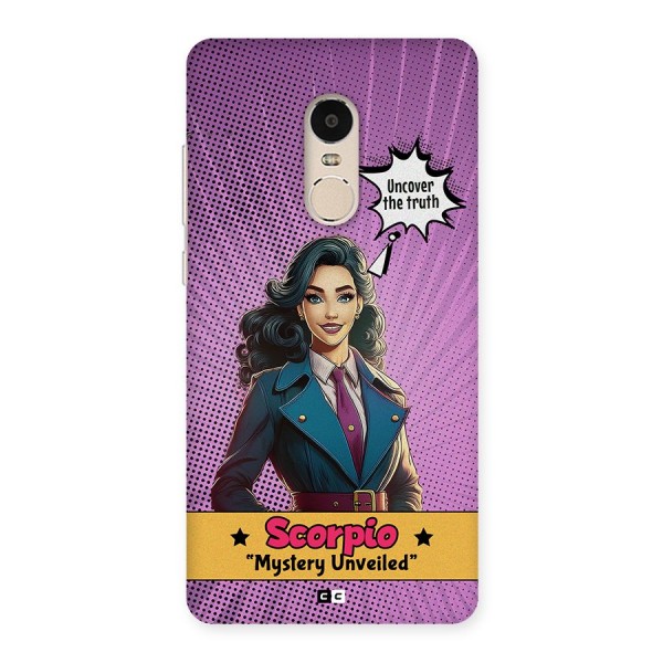 Scorpio Mystery Back Case for Redmi Note 4