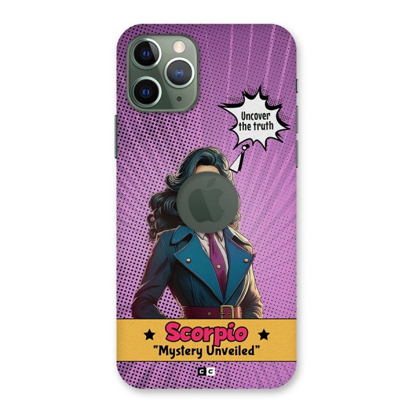 Scorpio Mystery Back Case for iPhone 11 Pro Logo Cut