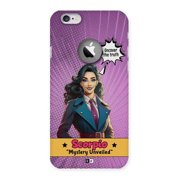 Scorpio Mystery Back Case for iPhone 6 Logo Cut