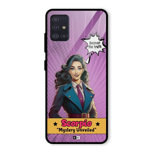 Scorpio Mystery Glass Back Case for Galaxy A51