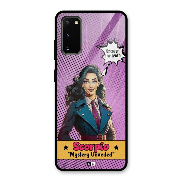 Scorpio Mystery Glass Back Case for Galaxy S20