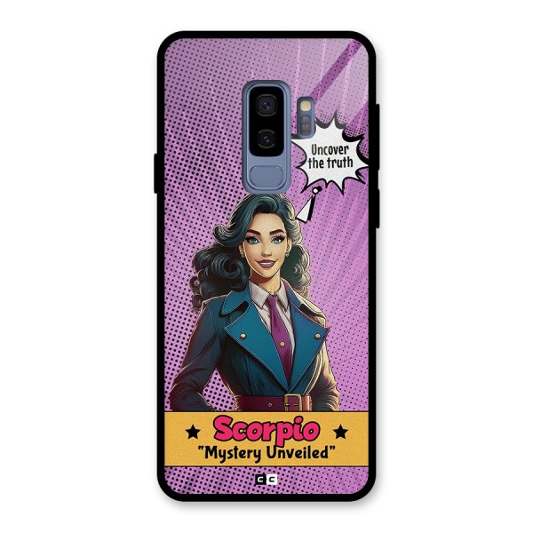 Scorpio Mystery Glass Back Case for Galaxy S9 Plus