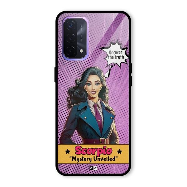 Scorpio Mystery Glass Back Case for Oppo A74 5G