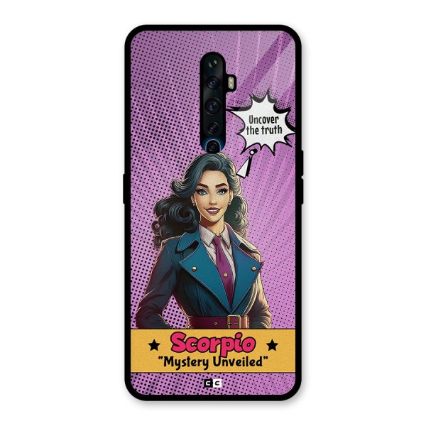 Scorpio Mystery Glass Back Case for Oppo Reno2 F