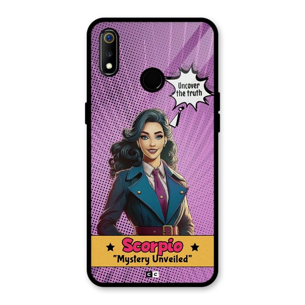 Scorpio Mystery Glass Back Case for Realme 3