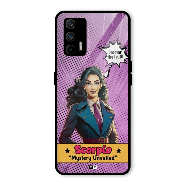 Scorpio Mystery Glass Back Case for Realme X7 Max