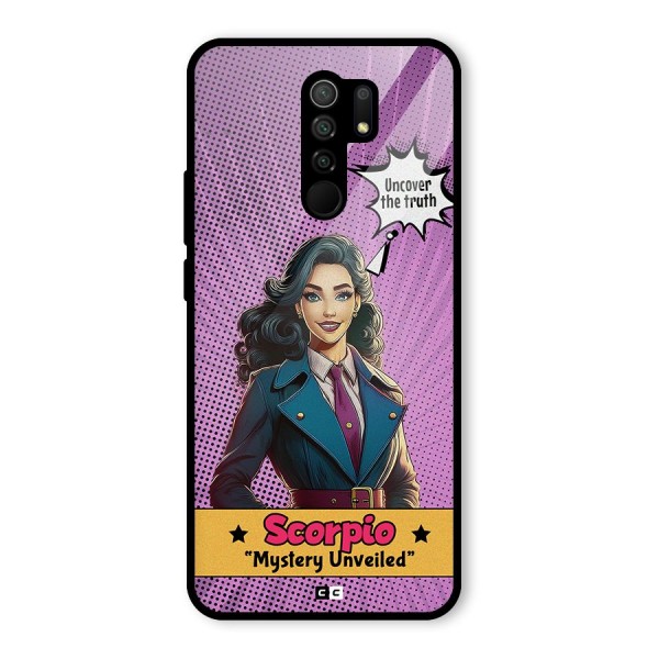Scorpio Mystery Glass Back Case for Redmi 9 Prime