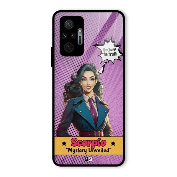 Scorpio Mystery Glass Back Case for Redmi Note 10 Pro Max