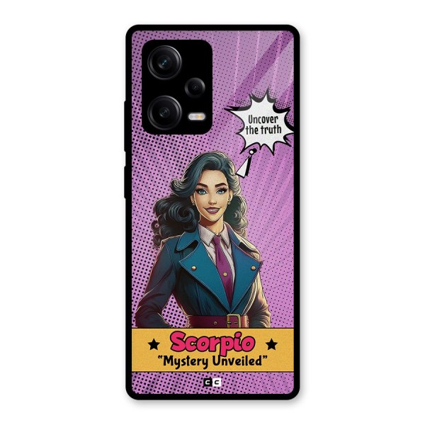 Scorpio Mystery Glass Back Case for Redmi Note 12 Pro