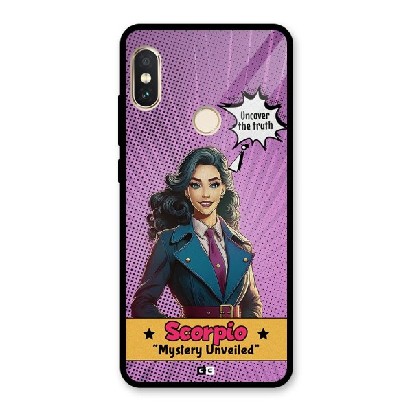 Scorpio Mystery Glass Back Case for Redmi Note 5 Pro