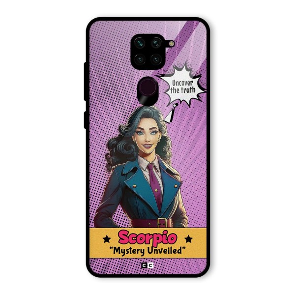 Scorpio Mystery Glass Back Case for Redmi Note 9