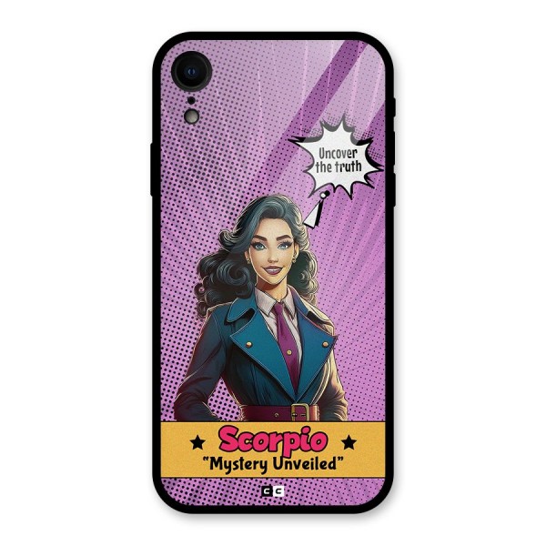 Scorpio Mystery Glass Back Case for iPhone XR