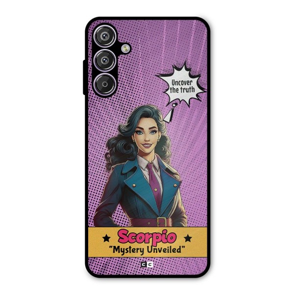 Scorpio Mystery Metal Back Case for Galaxy F15