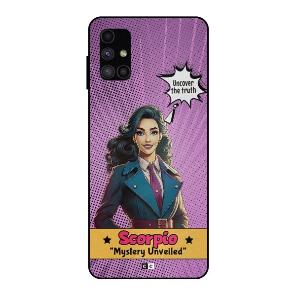 Scorpio Mystery Metal Back Case for Galaxy M51