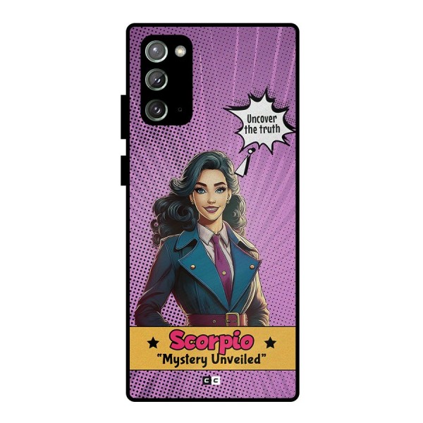Scorpio Mystery Metal Back Case for Galaxy Note 20