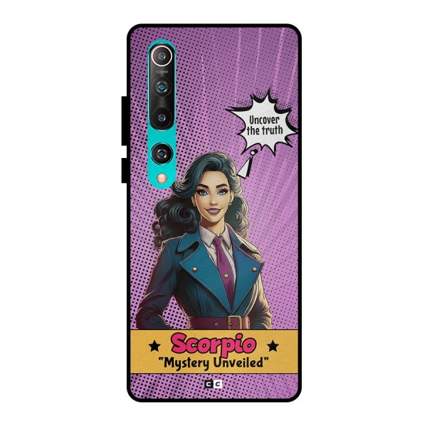 Scorpio Mystery Metal Back Case for Mi 10