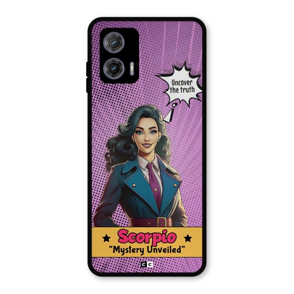 Scorpio Mystery Metal Back Case for Moto G73