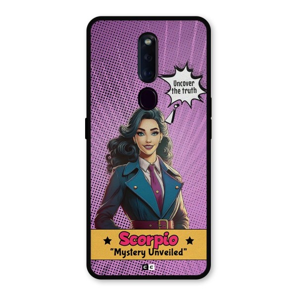 Scorpio Mystery Metal Back Case for Oppo F11 Pro