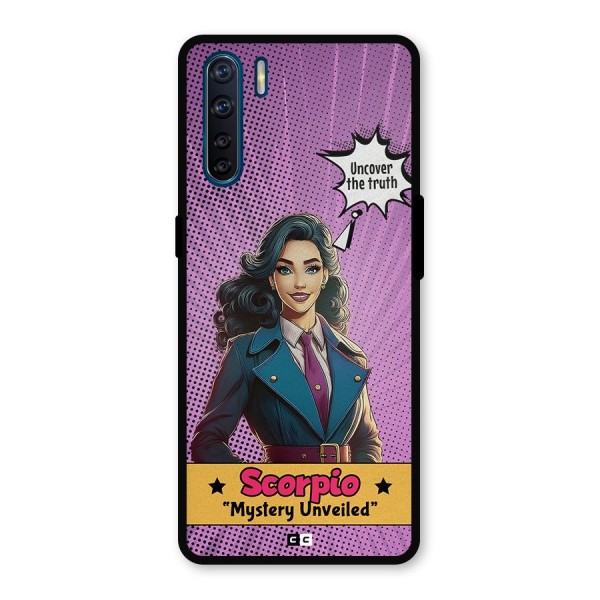 Scorpio Mystery Metal Back Case for Oppo F15
