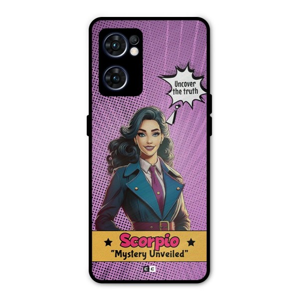 Scorpio Mystery Metal Back Case for Oppo Reno7 5G