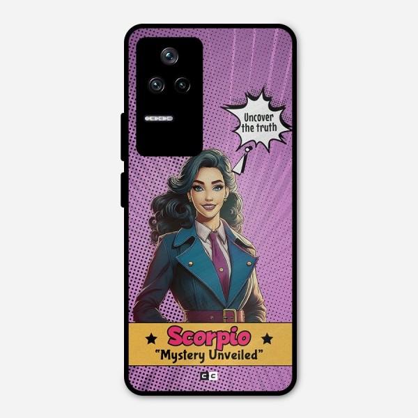 Scorpio Mystery Metal Back Case for Poco F4 5G