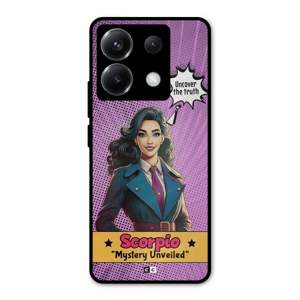 Scorpio Mystery Metal Back Case for Poco X6