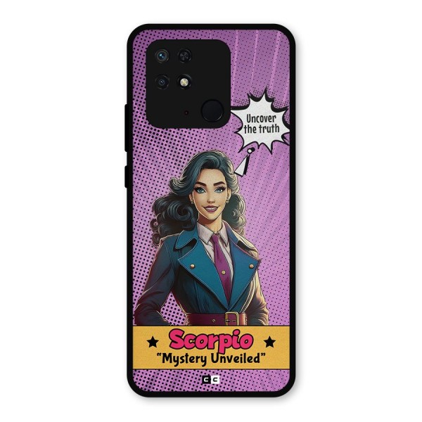Scorpio Mystery Metal Back Case for Redmi 10 Power