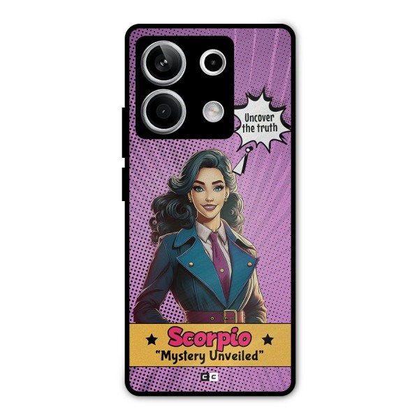 Scorpio Mystery Metal Back Case for Redmi Note 13 5G