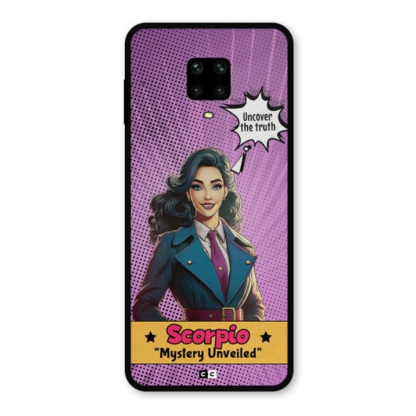 Scorpio Mystery Metal Back Case for Redmi Note 9 Pro Max