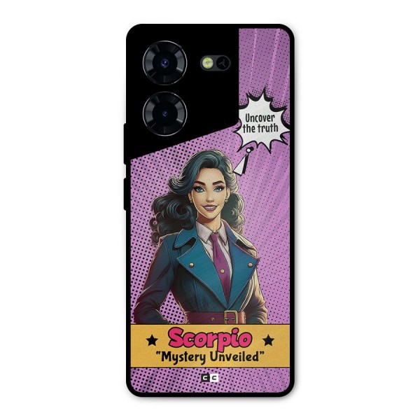 Scorpio Mystery Metal Back Case for Tecno Pova 5 Pro 5G