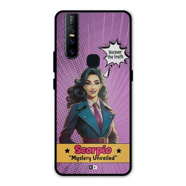 Scorpio Mystery Metal Back Case for Vivo V15