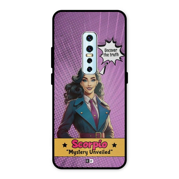 Scorpio Mystery Metal Back Case for Vivo V17 Pro