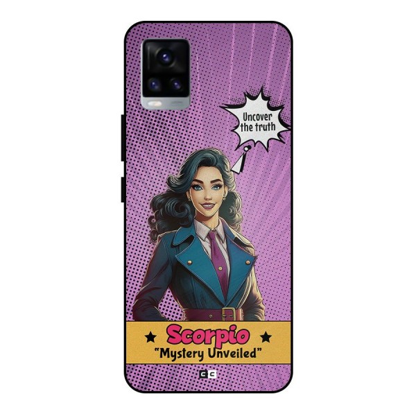 Scorpio Mystery Metal Back Case for Vivo V20