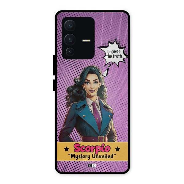 Scorpio Mystery Metal Back Case for Vivo V23 5G