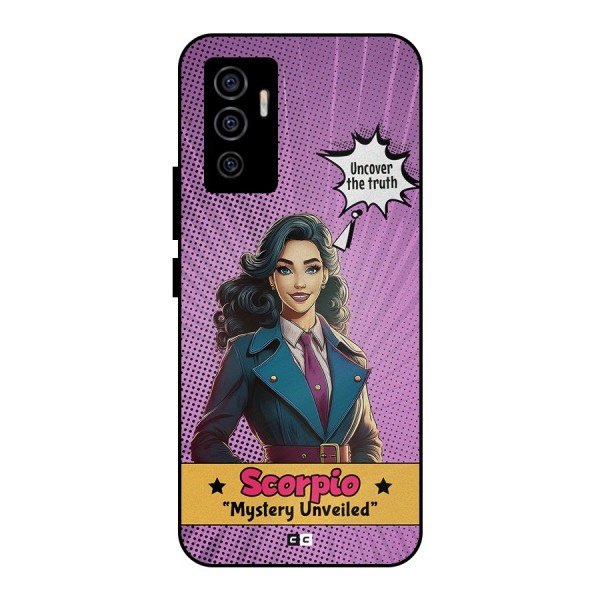 Scorpio Mystery Metal Back Case for Vivo V23e